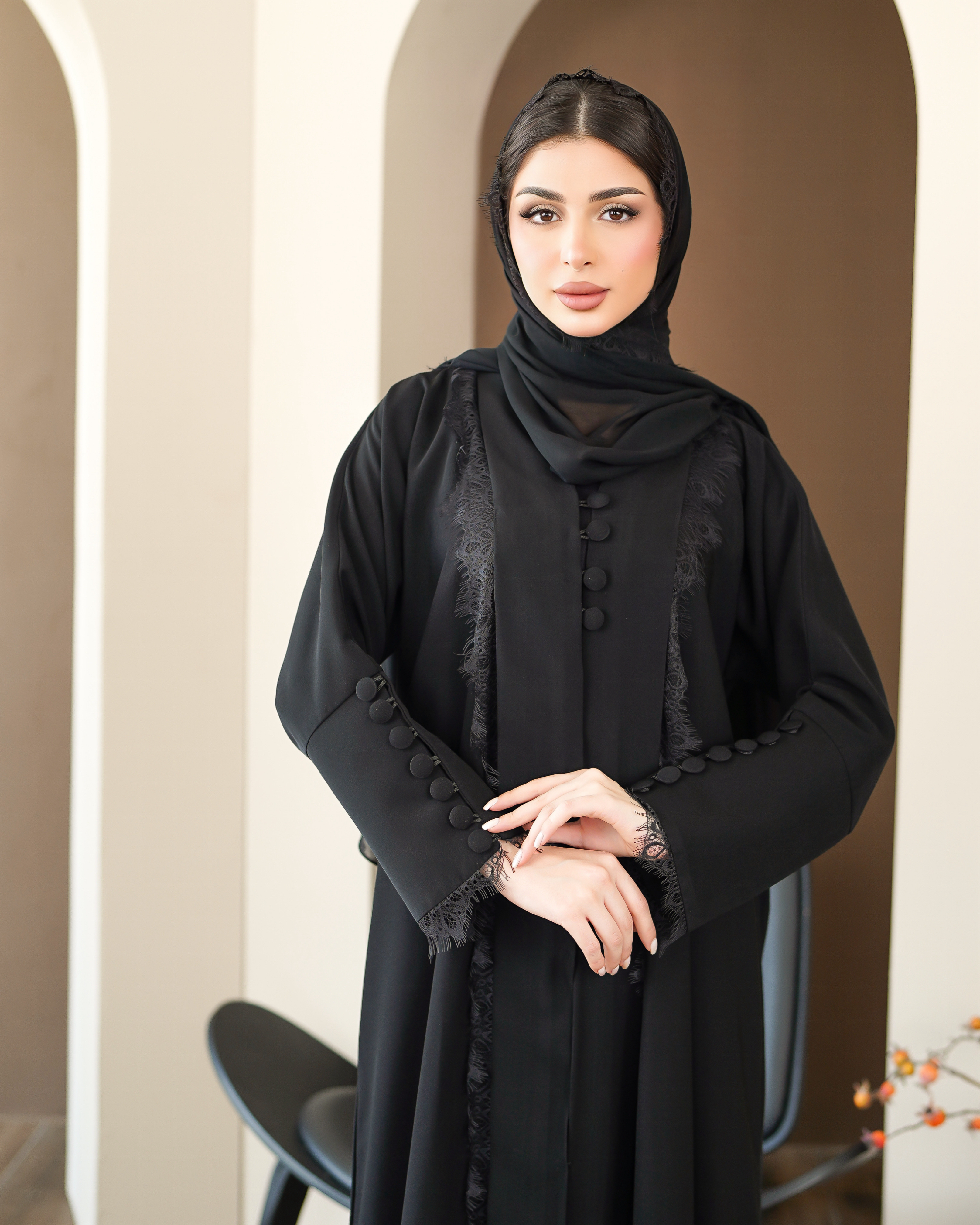 عباية الدانتيل 